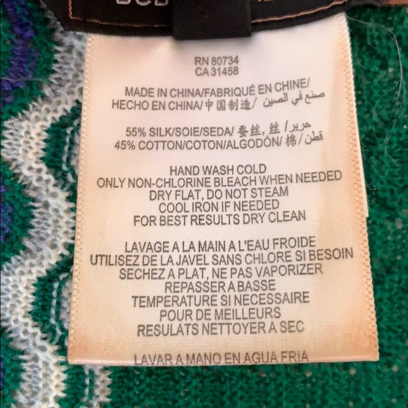 BCBG OVERSIZED M/L STRIPED SHRUG - Picture 5 of 5